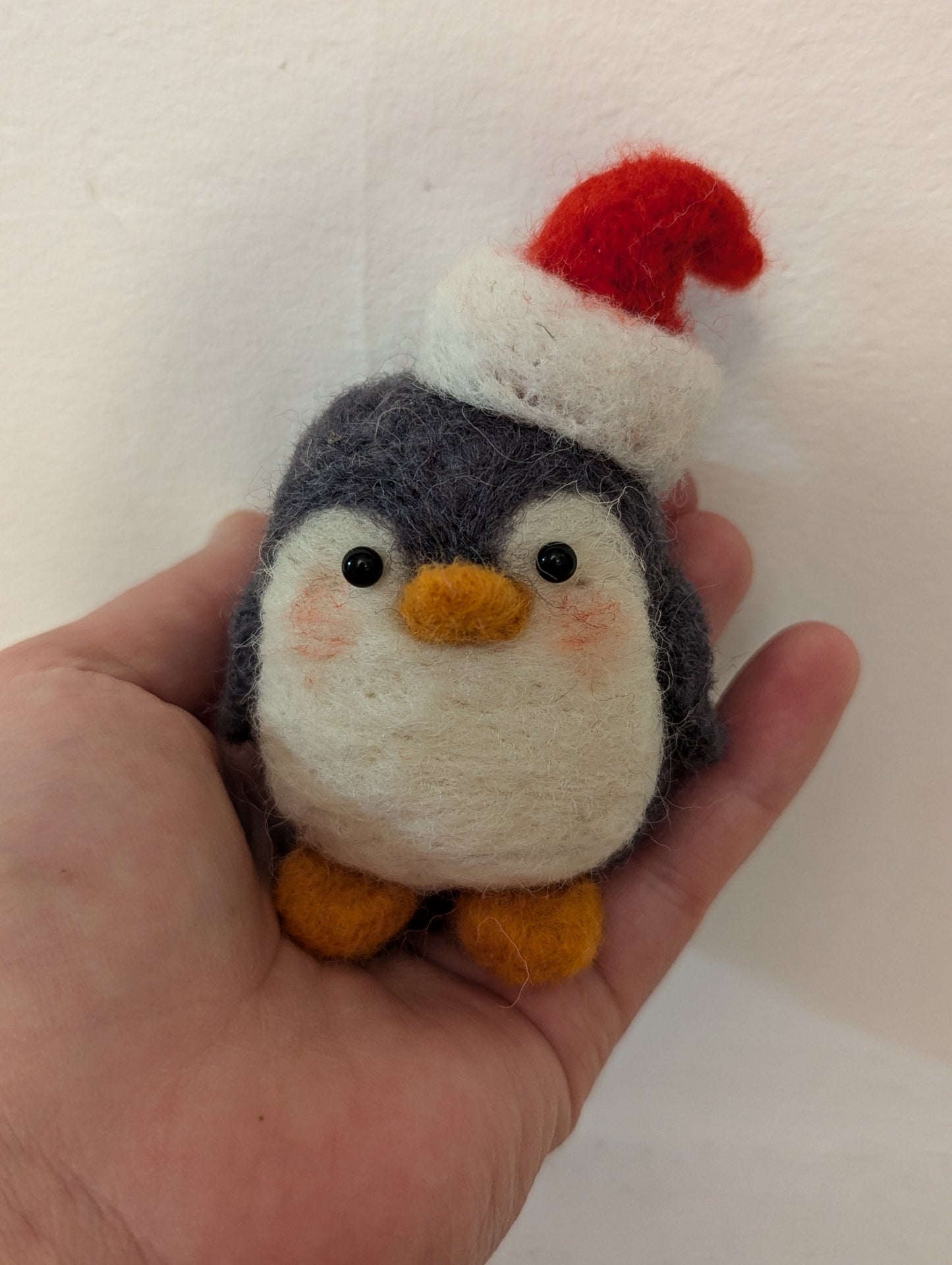 Set of 3 felted cuties - tree decorations