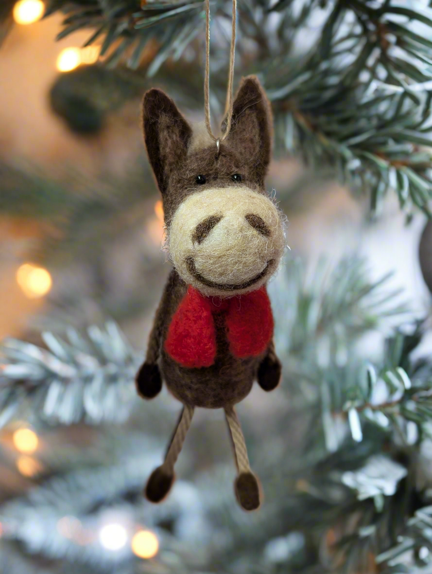 Donkey Xmas decoration