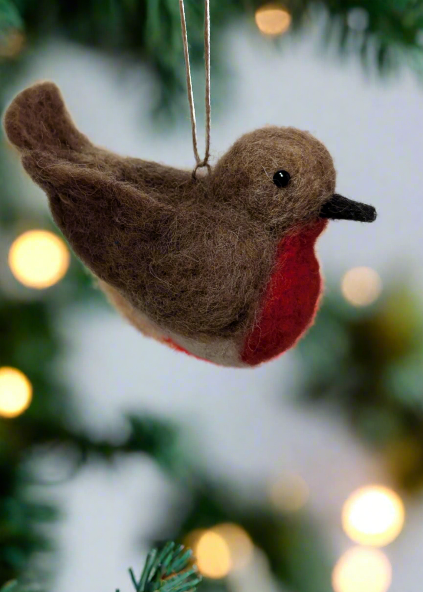Robin Xmas tree decoration