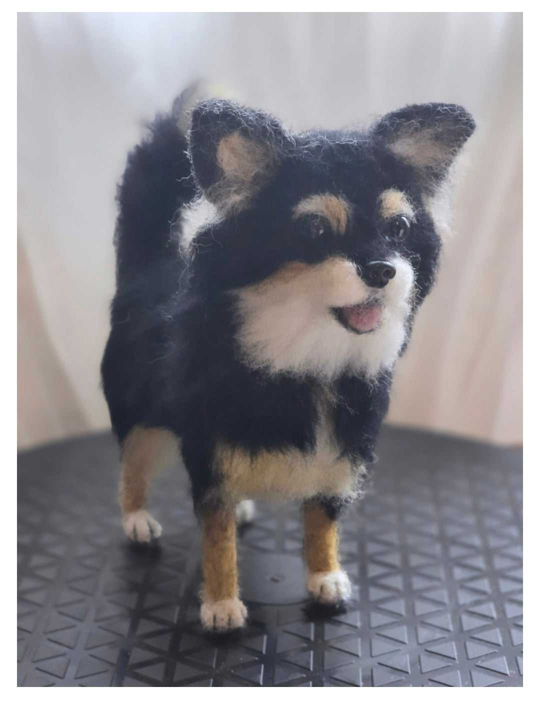 Personalized felted dogs