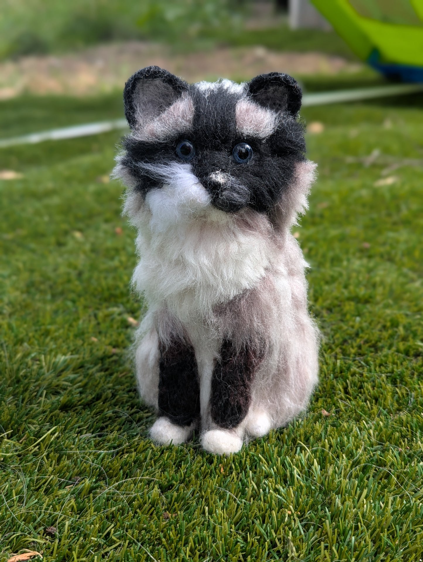 Personalised felted cats