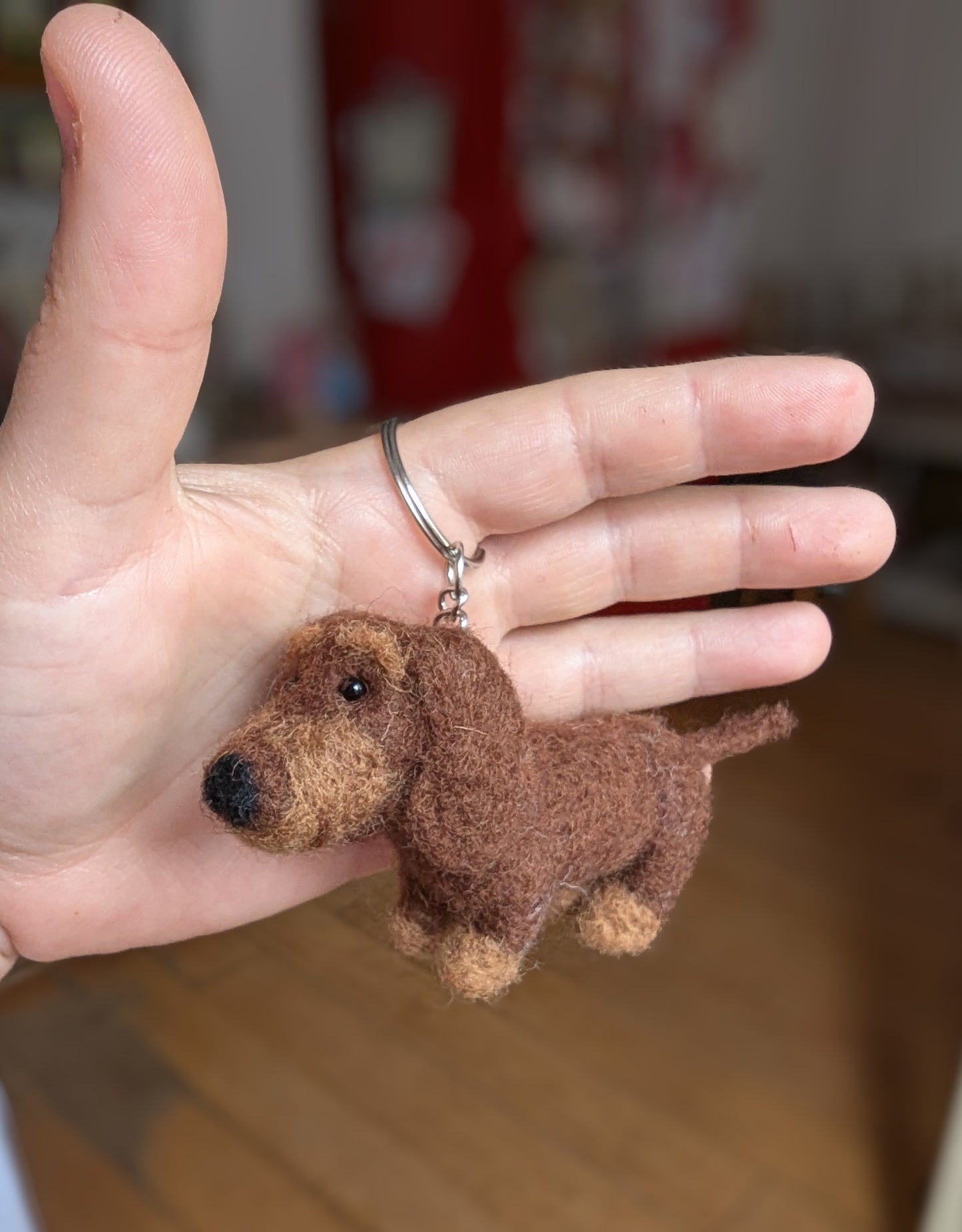 Dachshund Keyring